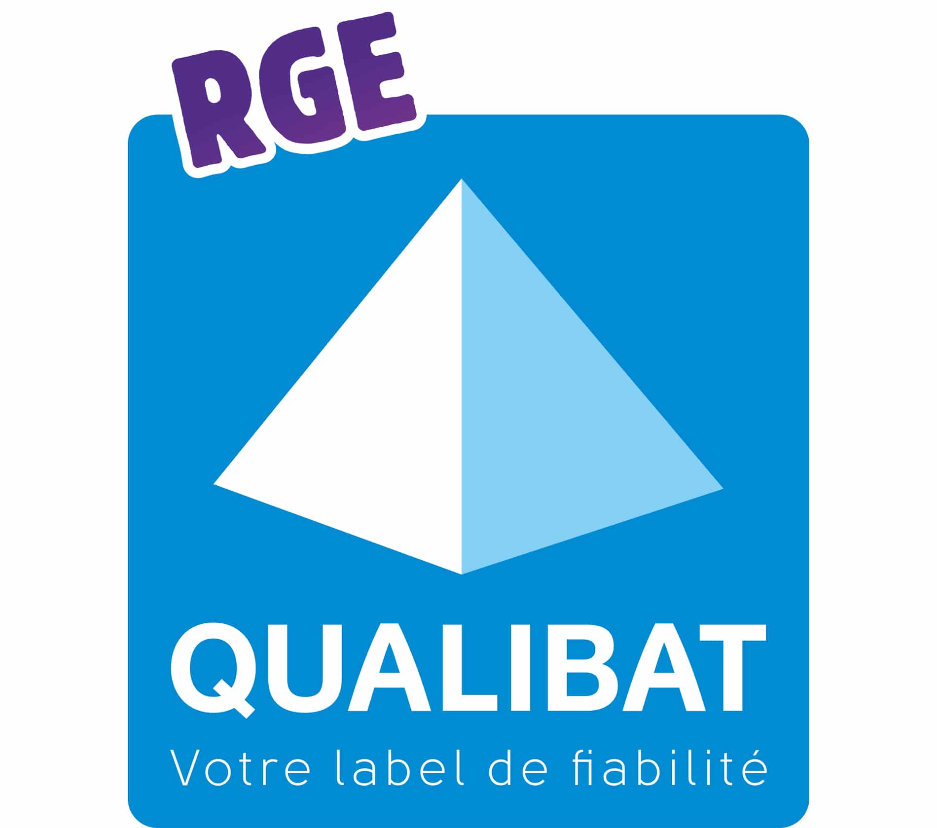 Qualibat label logo fiable rge